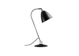 Gubi Bestlite BL2 Table Lamp Chrome Base Black Shade