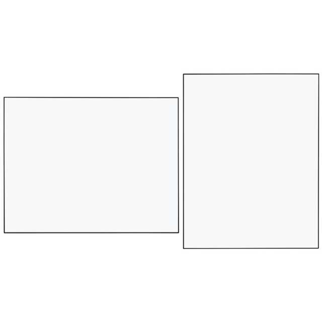Heal's Fine Edge Mirror Rectangle 90x70cm Black - image 1