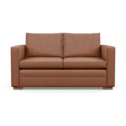 Heal's Palermo 2 Seater Sofa Siena Cotton Clay Walnut Feet