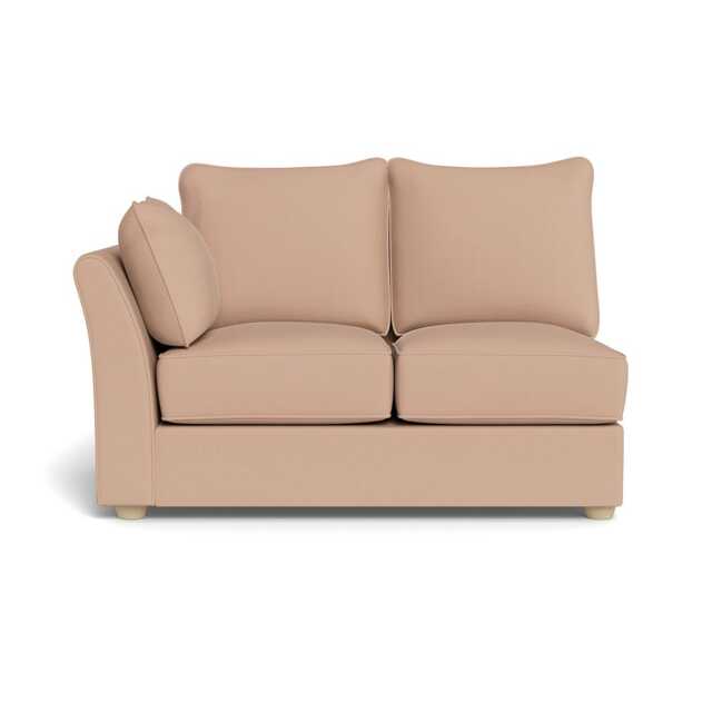 Heal's Tailor Double Left Hand Facing Corner Unit Capelo Linen-Cotton Rosedale Natural Feet