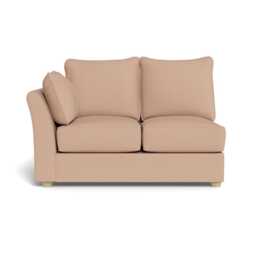 Heal's Tailor Double Left Hand Facing Corner Unit  Capelo Linen-Cotton Rosedale Natural Feet