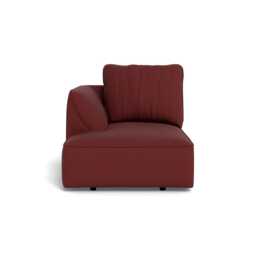 Heal's Morven Left Hand Facing Chaise Unit Capelo Linen-Cotton Etruscan Red