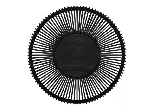 Umage Clava Up Wall Light Black Oak Large