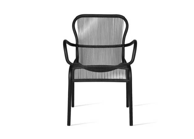 Vincent Sheppard Loop Outdoor Dining Chair Black
