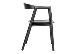 Gazzda Muna Chair in Black Lacquered Oak