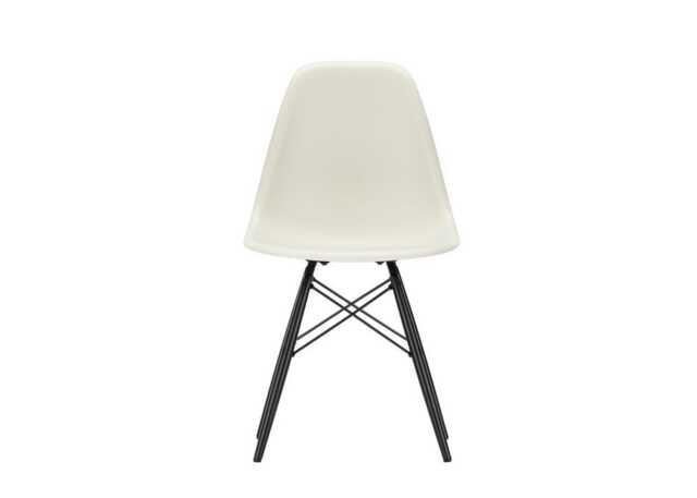 Vitra Eames DSW Side Chair New Height Pebble Black Maple Base - image 1