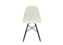 Vitra Eames DSW Side Chair New Height Pebble Black Maple Base - thumbnail 1