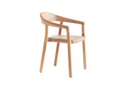Artisan Tara Dining Chair in Oak and Select Leather 710