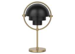 Gubi Multi-Lite Portable Table Lamp Brass/Black Semi Matt