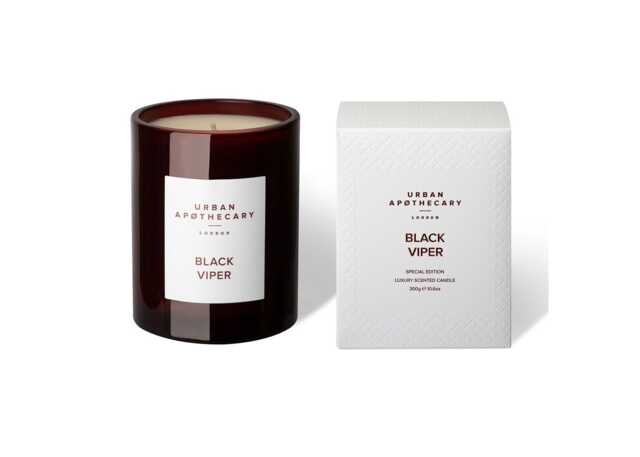 Urban Apothecary Ruby Black Viper Scented Glass Candle
