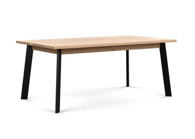 Heal's Nova Extending Dining Table White Oiled Oak L180 + 50cm x2 - image 1