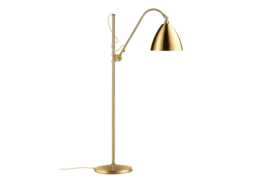 Gubi Bestlite BL3 Floor Lamp Brass Base Brass Shade