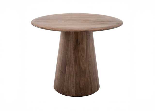 Gazzda Mushroom Side Table Walnut 55cm