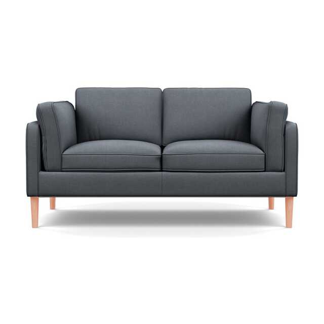 Heal's Sonno 2 Str Sofa Siena Cotton Shale Grey Natural Feet