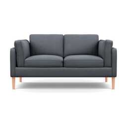 Heal's Sonno 2 Str Sofa Siena Cotton Shale Grey Natural Feet