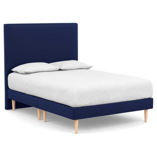 Heal's Newman Headboard Double Melton Wool New Navy
