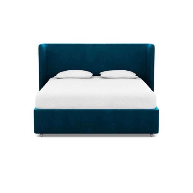 Heal's Monroe Headboard Super King Velvet Teal