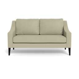 Heal's Richmond 2 Seater Sofa Cotton Grain Black Feet