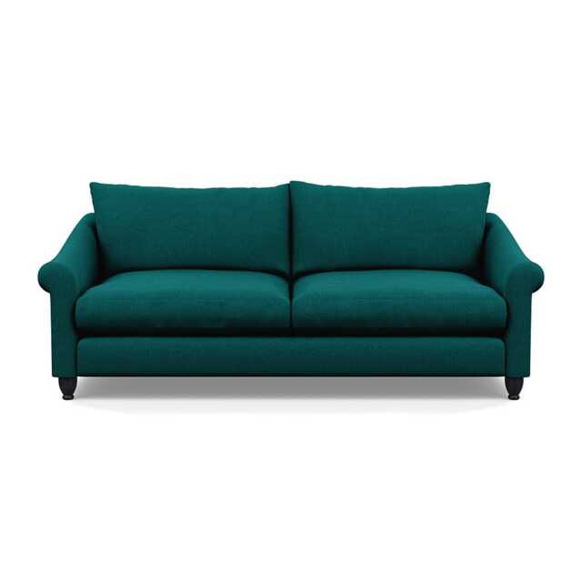 Heal's Devon 4 Seater Brushed Cotton Pine Black Stain Beech Feet