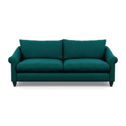 Heal's Devon 4 Seater Brushed Cotton Pine Black Stain Beech Feet