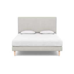 Heal's Shallow Divan Super King Capelo Linen-Cotton Sea Salt Light Stem Feet - thumbnail 1