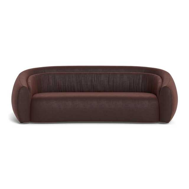 Heal's Flora 4 Seater Sofa Nobilis Velvet Espresso
