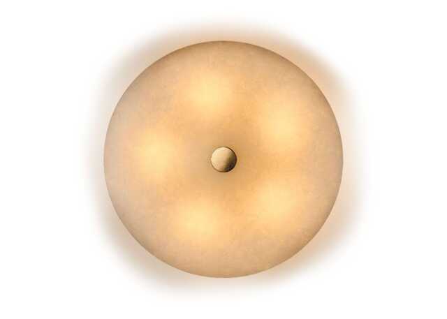Tala Magma Flush/Surface Light Recycled Glass & Brass