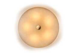 Tala Magma Flush/Surface Light Recycled Glass & Brass