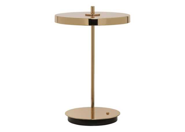 Umage Asteria LED Move Portable Table Lamp Polished Brass