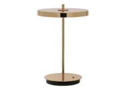 Umage Asteria LED Move Portable Table Lamp Polished Brass
