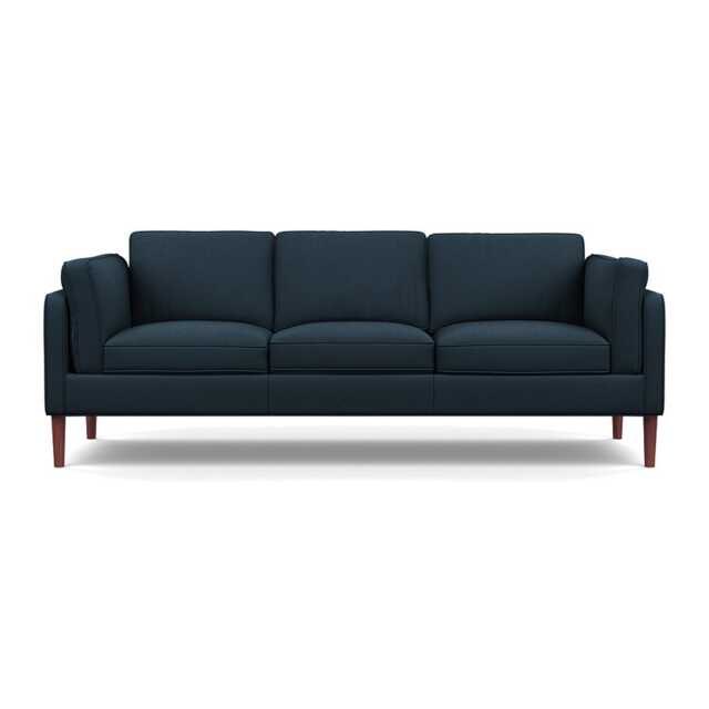 Heal's Sonno 4 Seater Siena Cotton Deep Sea Walnut Feet - image 1
