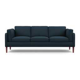 Heal's Sonno 4 Seater Siena Cotton Deep Sea Walnut Feet