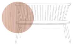 Ercol Originals Love Seat Dead Matt Beech