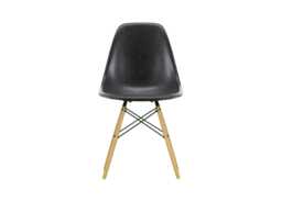 Vitra Eames Fibreglass Chair DSW Eames Elephant Hide Grey 02 Golden Maple Base 05 Glides