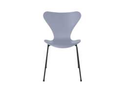 Fritz Hansen Series 7 Chair Coloured Ash Lavender Blue Black Legs