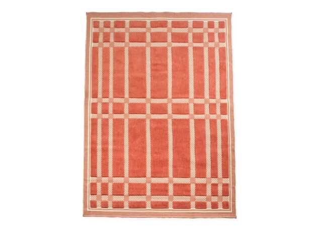 Heal's Lattice Rug Coral 140 x 200cm - image 1