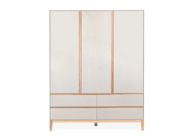 Heal's Lars Triple Wardrobe in Cashmere and Oak