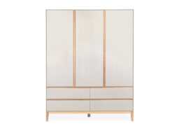 Heal's Lars Triple Wardrobe in Cashmere and Oak