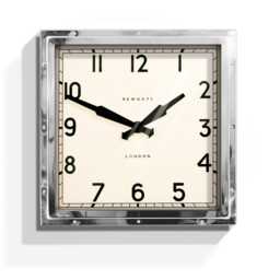 Newgate Quad Chrome Wall Clock