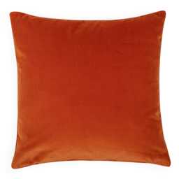 Heal's Velvet Cushion Rust 45 x 45cm - thumbnail 1