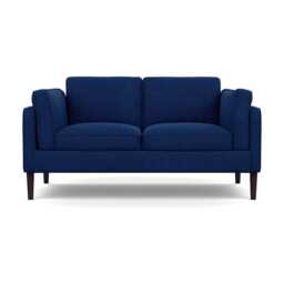 Heal's Sonno 2 Seater St Moritz Wool Navy Wenge Black Feet
