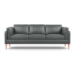 Heal's Sonno 4 Str Sofa Daino Leather Steel 004 Natural Feet