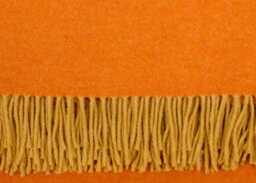 Heal's Two Tone Merino Throw Orange - thumbnail 2