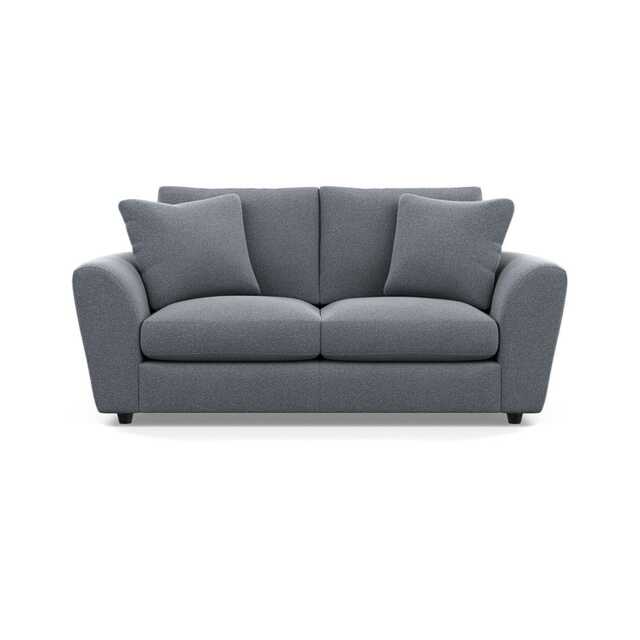 Heal's Snooze 3 Seater Sofa Boucle Steel Black Feet