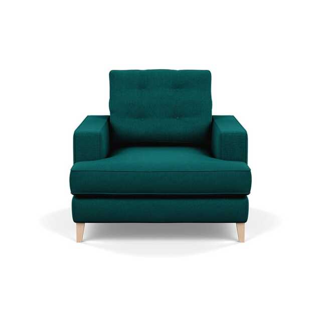 Heal's Mistral Armchair Brushed Cotton Pine Natural Feet