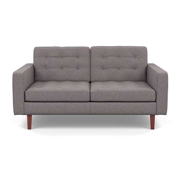 Heal's Hepburn 2 Seater Loop Boucle Granite Walnut