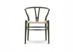 Carl Hansen & Son Wishbone Chair CH24 Soft Olive Natural Beech - thumbnail 1