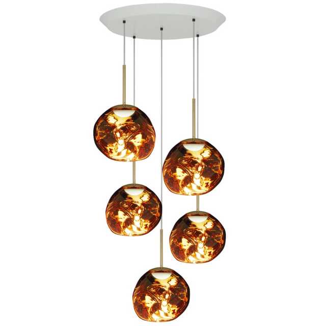 Tom Dixon Melt Mini Pendant System Gold LED