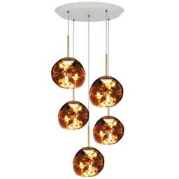 Tom Dixon Melt Mini Pendant System Gold LED