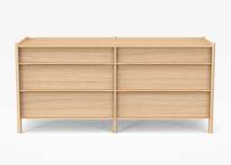 Case Pala 6 Drawers Chest Oak